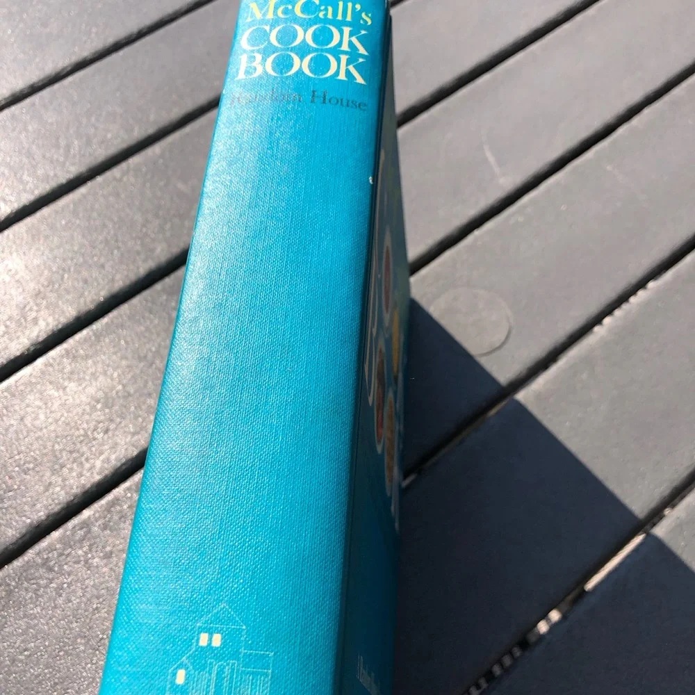 McCall's vintage Cook Book - Bright Turquoise first edition first printing 1963